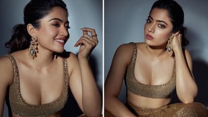 இருங்கப்பா புடவையை அட்ஜஸ்ட் பண்ணிக்கிறேன்...ராஷ்மிகாவின் க்யூட் ஹாட் வீடியோ