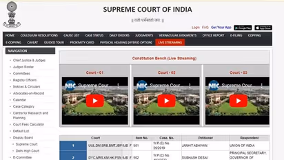 In first, SC live-streams constitution bench proceedings; Maharashtra political crisis, EWS quota on list