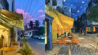 വാൻഗോഗ് പെയിന്റിംഗ് പോലെയുണ്ടോ? ബംഗളൂരുവിലെ കഫേയെ ചൊല്ലി സോഷ്യൽ മീഡിയയിൽ വാഗ്വാദം