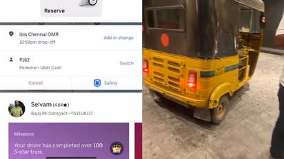 ചെന്നൈയിൽ കോളേജ് വിദ്യാർത്ഥിനിയെ ഊബര്‍ ഓട്ടോ ഡ്രൈവർ  കടന്നുപിടിച്ചു, പീഡന ശ്രമം; ഫോട്ടോ ട്വീറ്റ് ചെയ്ത് യുവതി