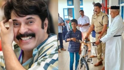 നിർദ്ധനരായ കുട്ടികൾക്ക് യാത്രാ സൗകര്യം; സൈക്കിൾ സമ്മാനിച്ച് മമ്മൂട്ടി
