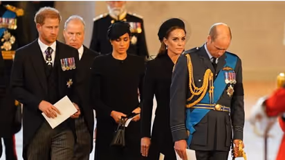 ഹാരി രാജകുമാരനും മേഗനും രാജകുടുംബത്തിലെ ഏറ്റവും താഴ്ന്ന സ്ഥാനം?