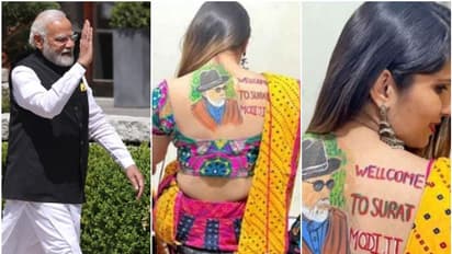 മോദിയും ചീറ്റപ്പുലിയും, ശരീരത്തിൽ ചിത്രങ്ങൾ ടാറ്റുവാക്കി സ്ത്രീകൾ കാത്തിരിക്കുന്നു; ആഘോഷങ്ങൾക്ക് പിന്നിൽ!