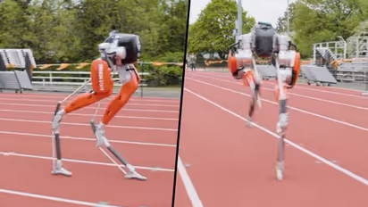 Watch: Two-legged robot runs 100 meters, sets Guinness World Record