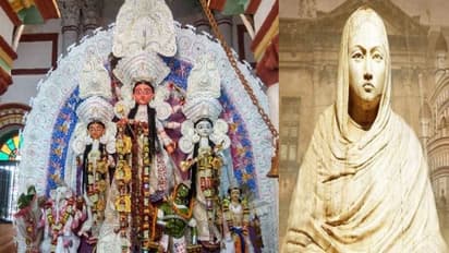 রাসমণির বাড়ি হয়ে বিশ্বাস পরিবার, রানির মেয়েদের পরম্পরায় দুর্গাপুজোর নাম এখন ‘তিন বাড়ি’-র পুজো