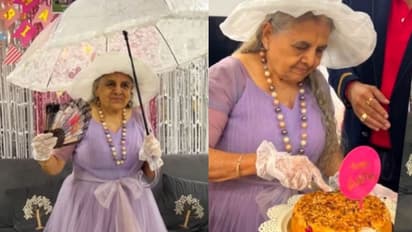 പ്രായമൊക്കെ വെറും നമ്പറല്ലേ; മുത്തശ്ശിയുടെ 89-ആം ജന്മദിനം ആഘോഷമാക്കി കുടുംബം; വീഡിയോ