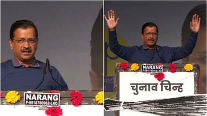 അരവിന്ദ് കെജരിവാളിന് നേരെ ഗുജറാത്തിൽ കുപ്പിയേറ്,രാജ്കോട്ടിൽ നവരാത്രി ആഘോഷപരിപാടിക്കിടെ ആക്രമണ ശ്രമം,പരിക്കില്ല