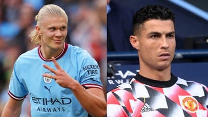 Ronaldo trolled after Man City star Haaland equals Man United icon's EPL hat-trick tally in debut season