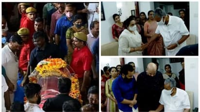 പ്രിയ സഖാവിനെ കണ്ട് മടങ്ങി ആയിരങ്ങൾ, മൃതദേഹം വീട്ടിലേക്കെത്തിച്ചു, 'കോടിയേരി'യിലേക്ക് പിണറായിയുമെത്തി