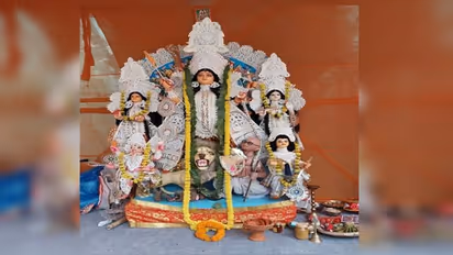 গান্ধীজির আদলে মহিসাসুর! হিন্দু মহাসভার পুজো ঘিরে তুঙ্গে বিতর্ক