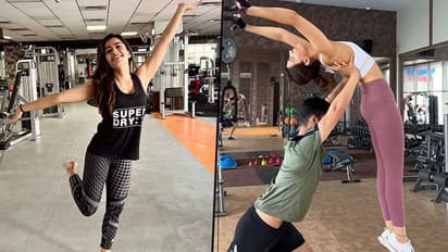 Lacking Monday motivation? Watch Rashmika Mandanna and Kriti Sanon's workout videos and kick start your week