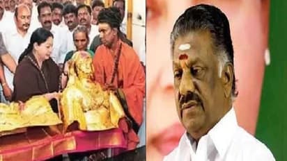 அதிமுக சார்பில் தேவர் சிலைக்கு தங்க கவசம் வழங்கப்பட்ட விவகாரம்... உரிமை கோரி ஓ.பன்னீர்செல்வம் மனு!!