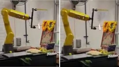 ஆயுத பூஜைக்கு ஆயுதமே பூஜை செய்யுது.. அடேங்கப்பா.! சமூக வலைத்தளங்களில் வைரலாகும் வீடியோ !