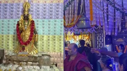Navratri Special: రూ. 8 కోట్ల కరెన్సీ నోట్లతో 135 ఏళ్ల నాటి ఆలయం అలంకరణ