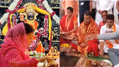 राजस्थान की पूर्व सीएम वसुंधरा राजे ने की जिस माता मंदिर में की गुप्त साधना, अब उसी दरबार में पूनिया भी पहुंचे