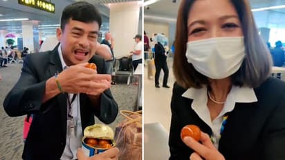 Watch: Phuket airport officials stop passenger for carrying gulab jamuns, his response wins hearts