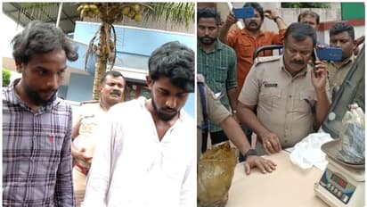 ട്രെയിനില്‍ നിന്ന് ലഹരിയുമായി ചാടിയിറങ്ങി ഓടി; രണ്ടര കിലോയിലധികം ഹാഷിഷ് ഓയിലുമായി രണ്ട് യുവാക്കൾ പിടിയില്‍