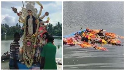 কার্নিভালে থাকছে না জলপাইগুড়ির বৈকুণ্ঠপুর রাজবাড়ির প্রতিমা, ৫১৩ বছরের প্রথা মেনেই হল প্রতিমা নিরঞ্জন