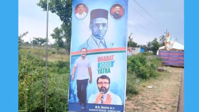  കര്‍ണാടകത്തിലും ജോഡോ യാത്രയില്‍ 'സവര്‍ക്കര്‍ ഫ്ലെക്സ്' വിവാദം; കോണ്‍ഗ്രസിന്‍റെ പ്രതികരണം ഇങ്ങനെ