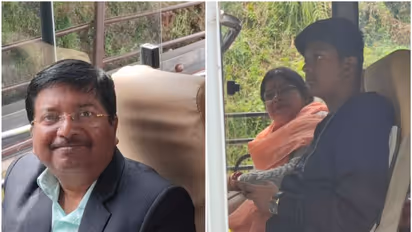 സാധാരണക്കാര്‍ക്കൊപ്പം ക്യൂ നിന്ന് ടിക്കറ്റെടുത്ത്, രാജമലയുടെ സൗന്ദര്യം ആസ്വദിച്ച് മന്ത്രിയും കുടുംബവും  