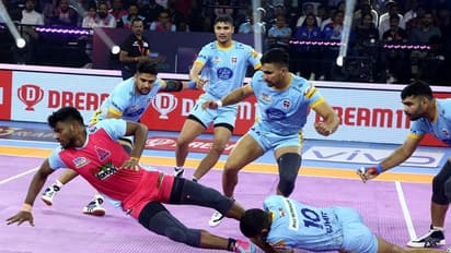 Pro Kabaddi League ರೋಚಕ ಹೋರಾಟಕ್ಕೆ ಸಾಕ್ಷಿಯಾದ ಬೆಂಗಳೂರು, ಜೈಪುರ ಮಣಿಸಿದ ಯುಪಿ ಯೋಧಾಸ್!