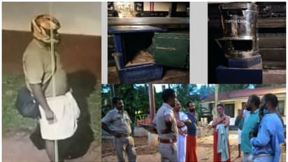 കോഴിക്കോട് ക്ഷേത്ര ഭണ്ഡാരം കുത്തിത്തുറന്ന് മോഷണം; മോഷ്ടാവെത്തിയത് പുലർച്ചെ; സിസിടിവി ദൃശ്യങ്ങൾ പുറത്ത്