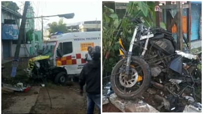 വെഞ്ഞാറമൂട്ടിൽ ആംബുലൻസ് ഇടിച്ച് പരിക്കേറ്റ ആൾ മരിച്ചു; മകളുടെ നില ​ഗുരുതരം