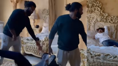 ഫൈറ്റ് മാസ്റ്ററായി ഡയറക്ടർ, നിർദ്ദേശം നൽകി മമ്മൂട്ടി; 'റോഷാക്ക്' ലൊക്കേഷൻ വീഡിയോ