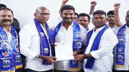 తెలంగాణ బిఎస్పి చీఫ్ కారు యాక్సిడెంట్ ... ఆర్ఎస్ ప్రవీణ్ కు తప్పిన ప్రమాదం