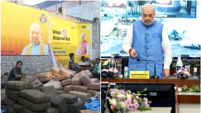 സാക്ഷിയായി അമിത് ഷാ; 40,000 കിലോ ലഹരിമരുന്ന് അഗ്നിക്കിരയാക്കി എന്‍സിബി