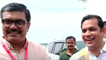 'സൗമ്യൻ എന്നൊരു ഫീൽ ഉണ്ടായിട്ടുണ്ട്'; താടിയെടുത്ത രാജേഷിന്റെ കവിളില് നുള്ളി ഹൈബി ഈഡൻ-വീഡിയോ