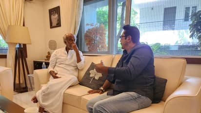 பெரிய பழுவேட்டரையருக்கு ரஜினியிடம் இருந்த வந்த திடீர் அழைப்பு..! மகள் வரலக்ஷ்மியுடன் சென்று சந்தித்த சரத்குமார