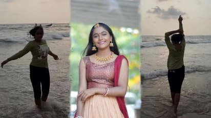 കടൽ ആസ്വദിച്ച് 'ചെരാതുകൾക്ക്' ചുവടുവെച്ച് പ്രേക്ഷകരുടെ ശിവാനി