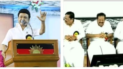 தலையில் அடித்துக் கொண்டு அட்வைஸ் செய்த ஸ்டாலின்.. கொஞ்சம் கூட கூச்சமே இல்லாமல் சிரித்து வெறுப்பேற்றிய பொன்முடி