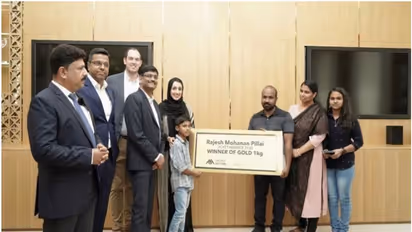 മസ്കറ്റ് ഡ്യൂട്ടി ഫ്രീ നറുക്കെടുപ്പില് മലയാളിക്ക് ഒരു കിലോ സ്വര്ണം സമ്മാനം