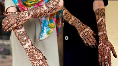 Karwa Chauth 2022: हाथों पर रचाएं पिया के नाम की मेहंदी, यहां देखें ट्रेंडी डिजाइन्स