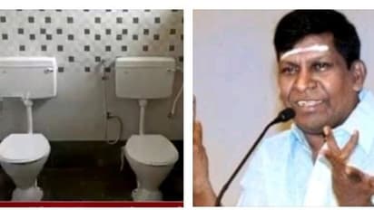 பஸ்ல பக்கத்துல பக்கத்துல பேசிக்கிட்டே போகலாம்!ஆனா ஒரே பாத்ரூம்ல ரெண்டு பேரா.? காஞ்சி அரசு கட்டிடத்தில் சர்ச்சை