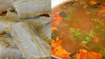 Dry Fish Rasam ; கமகமக்கும் நெத்திலி மீன் கருவாட்டு ரசம்! செய்வோமா?
