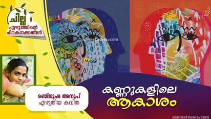 Malayalam Poem : കണ്ണുകളിലെ ആകാശം, രഞ്ജുഷ അനൂപ് എഴുതിയ കവിത