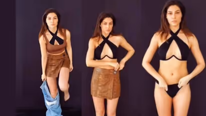 ஹிஜாப்புக்கு எதிர்ப்பு... ஆடைகளை கழற்றி வீசி அரை நிர்வாணமாக வீடியோ வெளியிட்ட நடிகை