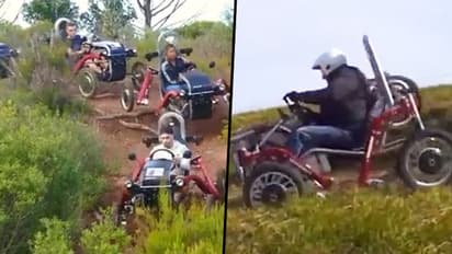 Watch: This cross-country e-vehicle can be used for defence; Anand Mahindra shares video