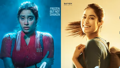 ഇതാണ് ഹിന്ദിയിലെ 'ഹെലന്'; ജാന്വി കപൂറിന്റെ 'മിലി' ഫസ്റ്റ് ലുക്ക്