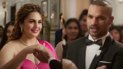 ശിഖര്‍ ധവാന്‍റെ സിനിമാ അരങ്ങേറ്റം; 'ഡബിള്‍ എക്സ്എല്‍' ട്രെയ്‍ലര്‍