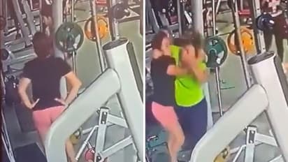 Video of two women fighting for gym equipment goes viral; Netizens react