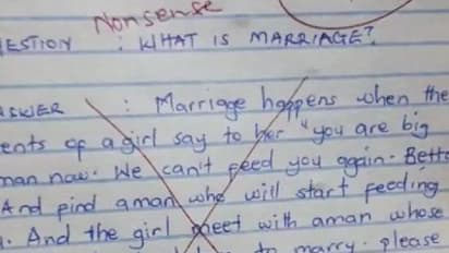 എന്താണ് വിവാഹം എന്ന് ചോദ്യം? വിദ്യാര്ത്ഥി എഴുതിയ ഉത്തരം വൈറലാകുന്നു...