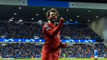 സലായ്ക്ക് റെക്കോര്‍ഡ് ഹാട്രിക്, റേഞ്ചേഴ്‌സിനെ നിലംപരിശാക്കി ലിവര്‍പൂള്‍; സമനിലകൊണ്ട് രക്ഷപ്പെട്ട് ബാഴ്‌സലോണ