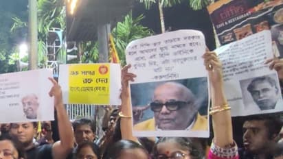 கொல்கத்தாவில் இந்தி எதிர்ப்பு பேரணி.. அண்ணா, கலைஞர், ஸ்டாலின் புகைப்படத்தை ஏந்திச் சென்ற வங்காளிகள்..