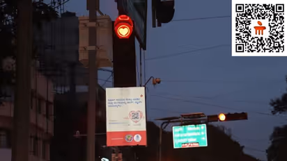 Red lights on some Bengaluru roads turn heart-shaped; Here's why