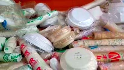 ഹെൽത്ത് സ്ക്വാഡ് പരിശോധന; 50 കിലോഗ്രാം നിരോധിത പ്ലാസ്റ്റിക്കുകൾ പിടികൂടി