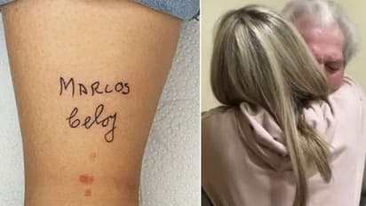 മുത്തച്ഛന്‍റെയും മുത്തശ്ശിയുടെയും പേരുകൾ ടാറ്റൂ ചെയ്ത് പെൺകുട്ടി; പൊട്ടിക്കരഞ്ഞ് മുത്തച്ഛന്‍